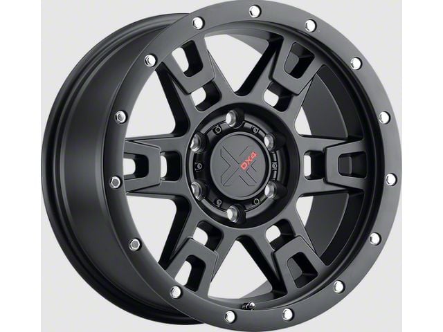 DX4 Wheels TERRAIN Flat Black 6-Lug Wheel; 18x9; 12mm Offset (04-08 F-150)