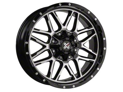 DX4 Wheels VIBE Gloss Black Machined 6-Lug Wheel; 20x9; 10mm Offset (04-08 F-150)