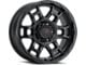 DX4 Wheels Beast Flat Black 6-Lug Wheel; 17x8.5; -18mm Offset (07-13 Sierra 1500)