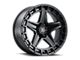 DX4 Wheels HAMMER Flat Black 6-Lug Wheel; 20x9; 10mm Offset (07-13 Sierra 1500)