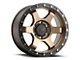 DX4 Wheels NITRO Frozen Bronze with Black Lip 6-Lug Wheel; 17x8.5; -18mm Offset (07-13 Sierra 1500)