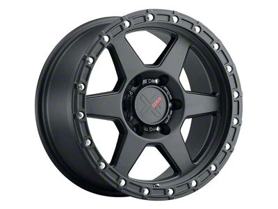 DX4 Wheels RECON Flat Black 6-Lug Wheel; 18x9; 1mm Offset (07-13 Sierra 1500)