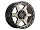 DX4 Wheels RECON Matte Bronze with Black Ring 6-Lug Wheel; 17x8.5; 10mm Offset (07-13 Sierra 1500)