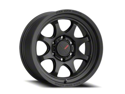 DX4 Wheels Rhino Flat Black 6-Lug Wheel; 17x8.5; 0mm Offset (07-13 Sierra 1500)