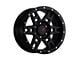 DX4 Wheels TERRAIN Flat Black 6-Lug Wheel; 17x8.5; 10mm Offset (07-13 Sierra 1500)