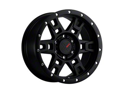 DX4 Wheels TERRAIN Flat Black 6-Lug Wheel; 17x8.5; -6mm Offset (07-13 Sierra 1500)