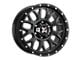 DX4 Wheels GEAR Flat Black 6-Lug Wheel; 17x8.5; -6mm Offset (07-13 Silverado 1500)