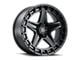 DX4 Wheels HAMMER Flat Black 6-Lug Wheel; 20x9; 10mm Offset (07-13 Silverado 1500)