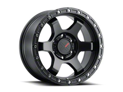 DX4 Wheels NITRO Flat Black 6-Lug Wheel; 18x9; -12mm Offset (07-13 Silverado 1500)