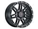 DX4 Wheels REBEL Flat Black 6-Lug Wheel; 17x8.5; 10mm Offset (07-13 Silverado 1500)