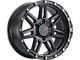 DX4 Wheels REBEL Flat Black 6-Lug Wheel; 18x9; 18mm Offset (07-13 Silverado 1500)