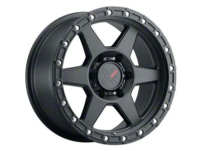 DX4 Wheels RECON Flat Black 6-Lug Wheel; 17x8.5; 10mm Offset (07-13 Silverado 1500)