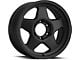 DX4 Wheels Rover Flat Black 6-Lug Wheel; 17x8.5; 0mm Offset (07-13 Silverado 1500)