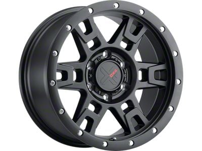 DX4 Wheels TERRAIN Flat Black 6-Lug Wheel; 18x9; -12mm Offset (07-14 Yukon)