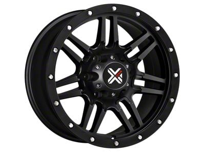 DX4 Wheels 7S Flat Black 6-Lug Wheel; 20x10; -18mm Offset (09-14 F-150)