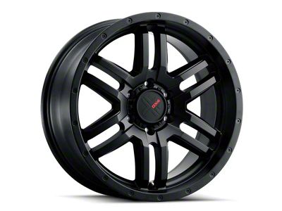 DX4 Wheels DYNO Flat Black 6-Lug Wheel; 20x9; 10mm Offset (09-14 F-150)