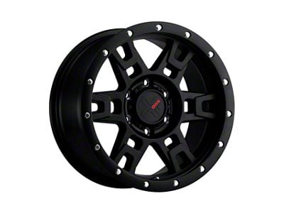 DX4 Wheels TERRAIN Flat Black 6-Lug Wheel; 17x8.5; 10mm Offset (09-14 F-150)