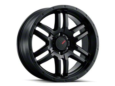 DX4 Wheels DYNO Flat Black 5-Lug Wheel; 20x9; 10mm Offset (09-18 RAM 1500)