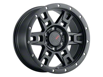 DX4 Wheels TERRAIN Flat Black 5-Lug Wheel; 17x8.5; -6mm Offset (09-18 RAM 1500)