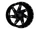 DX4 Wheels SKULL Flat Black 8-Lug Wheel; 22x11.5; -40mm Offset (10-18 RAM 2500)