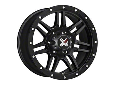 DX4 Wheels 7S Flat Black 8-Lug Wheel; 18x9; 18mm Offset (10-18 RAM 3500 SRW)