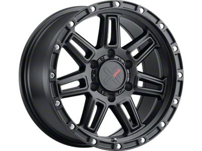 DX4 Wheels REBEL Flat Black 6-Lug Wheel; 18x9; 1mm Offset (14-18 Sierra 1500)