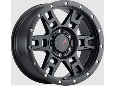 DX4 Wheels TERRAIN Flat Black 6-Lug Wheel; 18x9; 12mm Offset (14-18 Sierra 1500)
