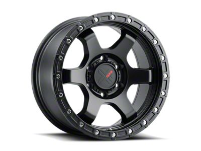 DX4 Wheels NITRO Flat Black 6-Lug Wheel; 18x9; 12mm Offset (14-18 Silverado 1500)