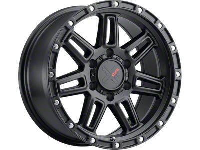 DX4 Wheels REBEL Flat Black 6-Lug Wheel; 18x9; 18mm Offset (15-20 F-150)