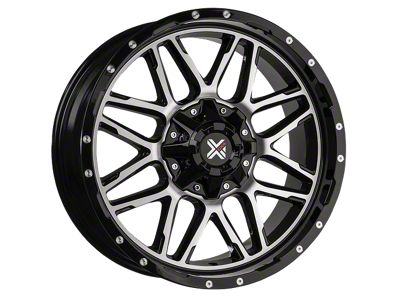 DX4 Wheels VIBE Gloss Black Machined 6-Lug Wheel; 20x9; 10mm Offset (15-20 F-150)