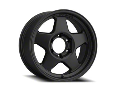 DX4 Wheels Rover Flat Black 6-Lug Wheel; 17x8.5; -18mm Offset (15-20 Yukon)