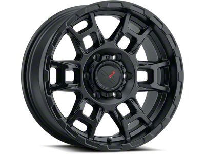 DX4 Wheels Beast Flat Black 6-Lug Wheel; 16x8; 0mm Offset (2024 Ranger)