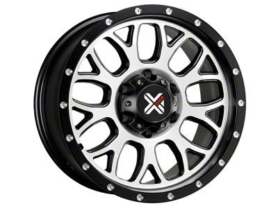 DX4 Wheels GEAR Flat Black Machined 6-Lug Wheel; 16x8.5; -6mm Offset (2024 Ranger)