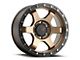 DX4 Wheels NITRO Frozen Bronze with Black Lip 6-Lug Wheel; 16x8; 0mm Offset (2024 Ranger)