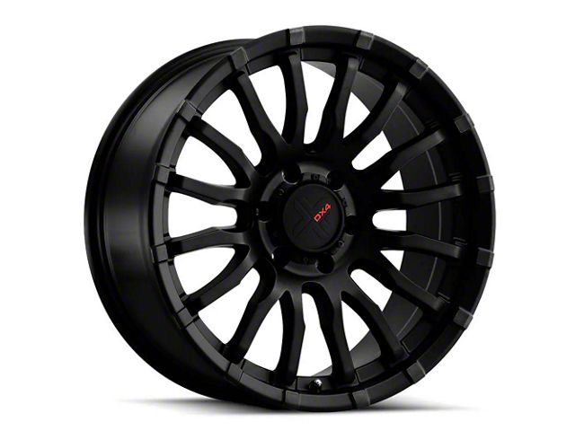 DX4 Wheels OCTANE Flat Black 6-Lug Wheel; 20x9; 10mm Offset (2024 Ranger)