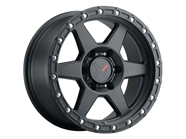 DX4 Wheels RECON Flat Black 6-Lug Wheel; 17x8.5; 10mm Offset (2024 Ranger)