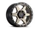 DX4 Wheels RECON Matte Bronze with Black Ring 6-Lug Wheel; 18x9; 18mm Offset (2024 Ranger)