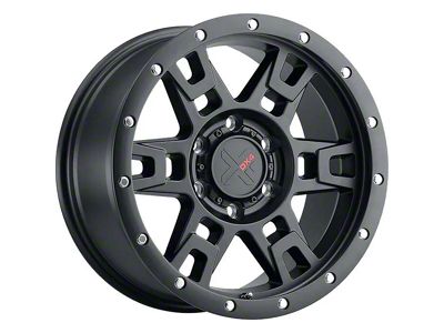 DX4 Wheels TERRAIN Flat Black 6-Lug Wheel; 16x8; 10mm Offset (2024 Ranger)