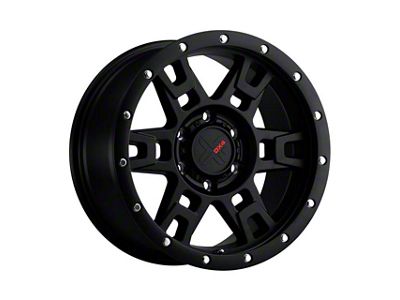 DX4 Wheels TERRAIN Flat Black 6-Lug Wheel; 17x8.5; 10mm Offset (2024 Ranger)