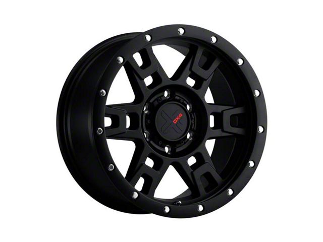 DX4 Wheels TERRAIN Flat Black 6-Lug Wheel; 17x8.5; 10mm Offset (2024 Ranger)