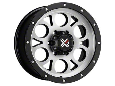 DX4 Wheels TUFF Flat Black Machined 6-Lug Wheel; 16x8.5; -6mm Offset (2024 Ranger)