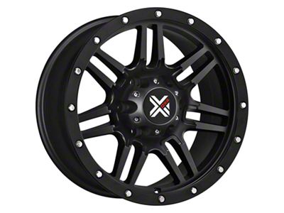 DX4 Wheels 7S Flat Black 5-Lug Wheel; 17x8.5; -6mm Offset (94-01 RAM 1500)