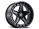 DX4 Wheels HAMMER Flat Black 5-Lug Wheel; 20x9; 10mm Offset (94-01 RAM 1500)