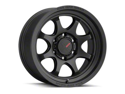 DX4 Wheels Rhino Flat Black 5-Lug Wheel; 17x8.5; 0mm Offset (94-01 RAM 1500)