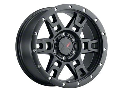 DX4 Wheels TERRAIN Flat Black 5-Lug Wheel; 17x8.5; -6mm Offset (94-01 RAM 1500)