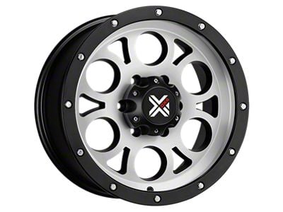 DX4 Wheels TUFF Flat Black Machined 5-Lug Wheel; 17x8.5; -6mm Offset (94-01 RAM 1500)