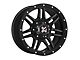 DX4 Wheels 7S Flat Black 8-Lug Wheel; 18x9; 18mm Offset (94-02 RAM 2500)