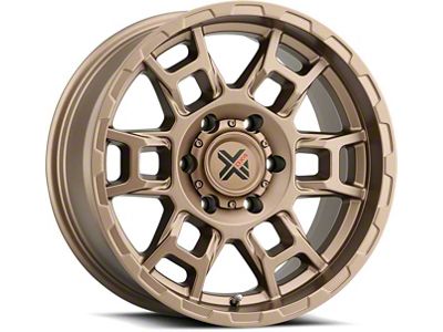 DX4 Wheels Beast Frozen Bronze 6-Lug Wheel; 17x8.5; 0mm Offset (99-06 Silverado 1500)