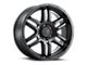 DX4 Wheels DYNO Flat Black 6-Lug Wheel; 18x8; 25mm Offset (99-06 Silverado 1500)