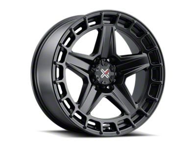 DX4 Wheels HAMMER Flat Black 6-Lug Wheel; 20x9; 10mm Offset (99-06 Silverado 1500)